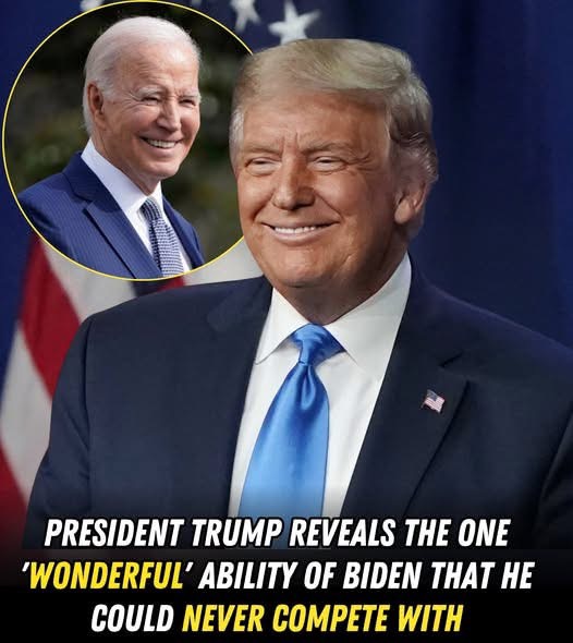 President Trump talks about a ‘remarkable skill’ that Biden has but he does not