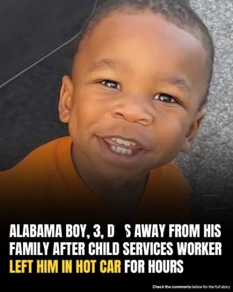 Heartbreaking incident in Alabama as a toddler passes away in a hot vehicle while in state care