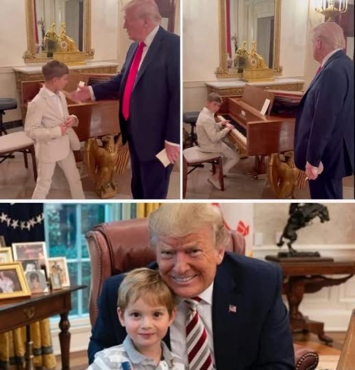 Ivanka Trump Posts Adorable Video of Her Son Theo Playing Piano for Grandfather President Trump at the White House