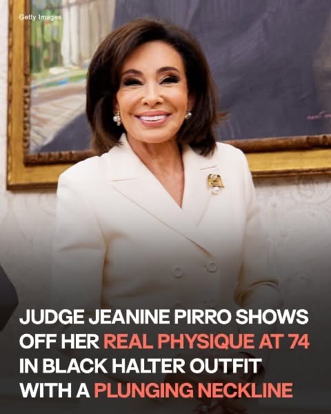 At 74, Judge Jeanine Pirro wows her fans wearing a black halter top, flaunting her toned biceps