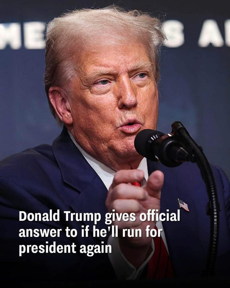 Trump makes his position on the 2028 election crystal clear