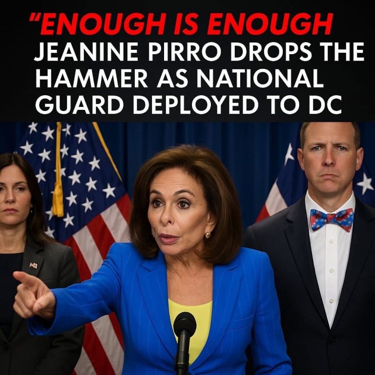 Jeanine Pirro Drops the Hammer as the National Guard Is Deployed to DC