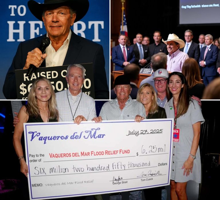 George Strait just raised over $6.25 million for flood victims and brought Garth Brooks, Bubba, and the whole state of Texas to tears