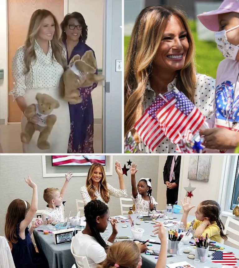 Melania Trump glows during surprise visit to children’s Hospital — Photos and Video