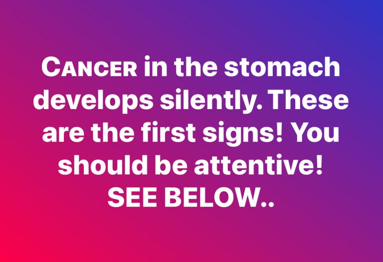 Cᴀɴᴄᴇʀ in the stomach develops silently. These are the first signs! You should be attentive!