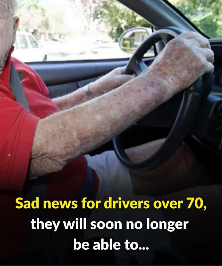 Sad news for drivers over 70, they will soo