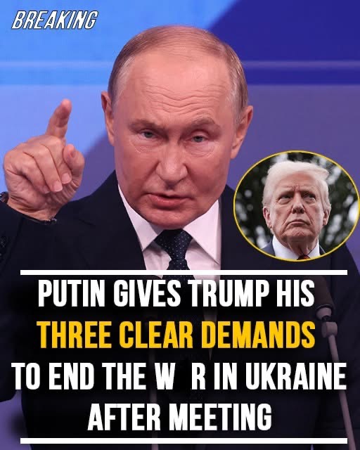 Putin lays out three specific conditions for Trump to end the Ukraine conflict
