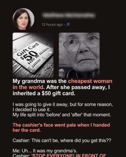 MY GRANDMA’S LEGACY