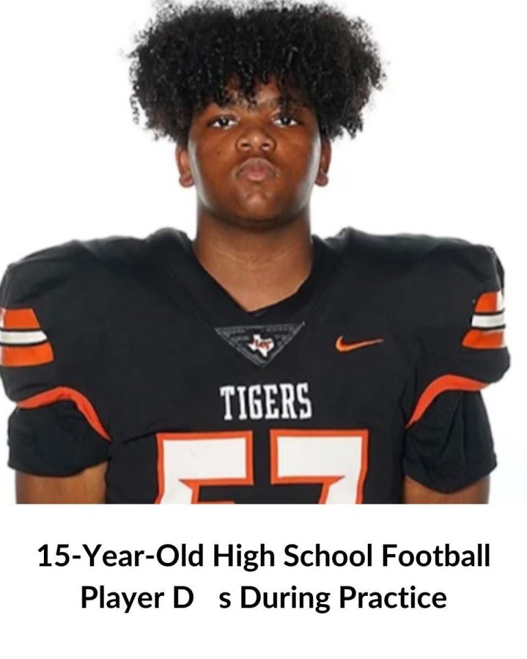 15-Year-Old High School Football Player Passes Away During Practice