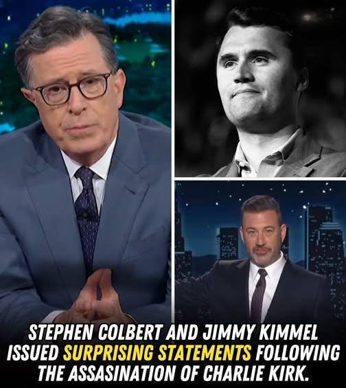 Stephen Colbert and Jimmy Kimmel react to Charlie Kirk’s assassination – Video
