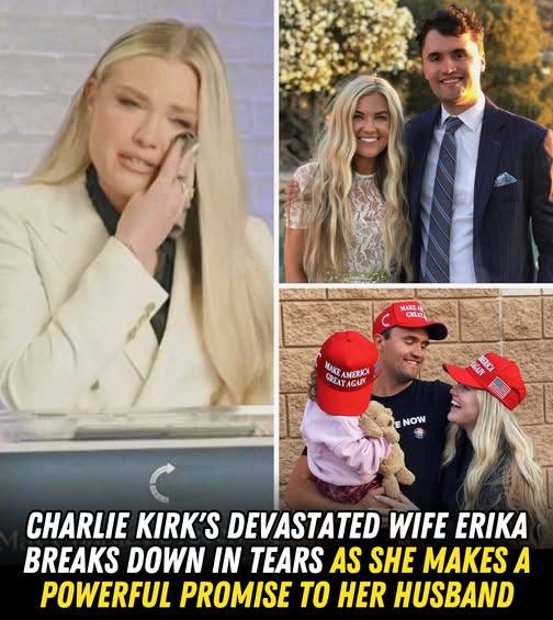 “Our daughter ran into my arms, she’s three. She asked, ‘Where is daddy?’ I told her, ‘Daddy is on a work trip with Jesus.’” Erika Kirk, the wife of the late Charlie Kirk made her first public address since her husband\’s assassination on Friday evening and promised to continue the political movement her husband started. 👇💔