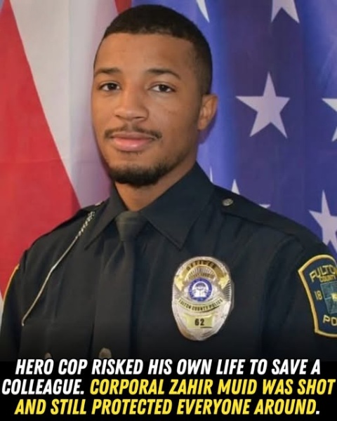 Hero cop who was shot, is honored after saving fellow officer during Fulton County shootout