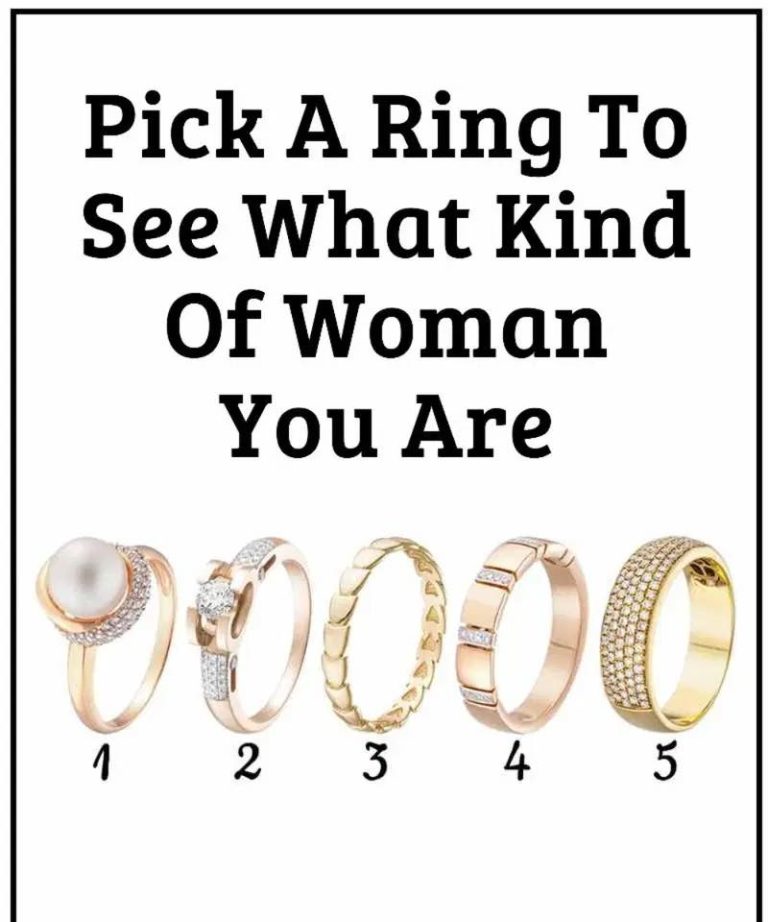 Pick a Ring and Discover What Kind of Woman You Are