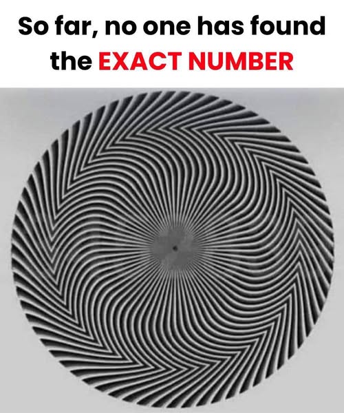 A number is hidden in this optical illusion — and not everyone noticed it the same way…