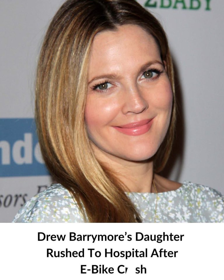 Drew Barrymore’s Daughter Rushed To Hospital After E-Bike Cra.sh