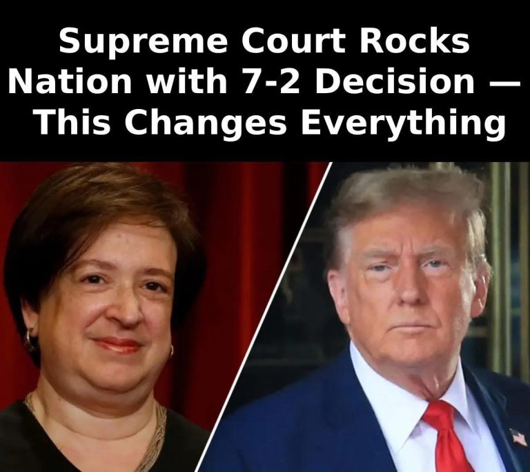 Surprising Turn: Liberal Supreme Court Justice Aligns With Trump in Major Case