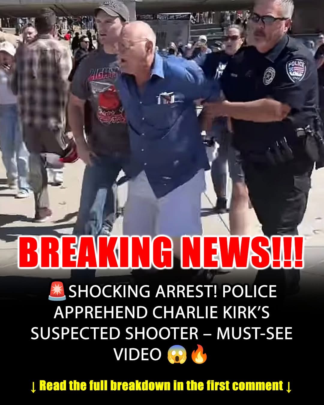 Charlie Kirk Suspected Shooter Arrested After Shocking Video Emerges