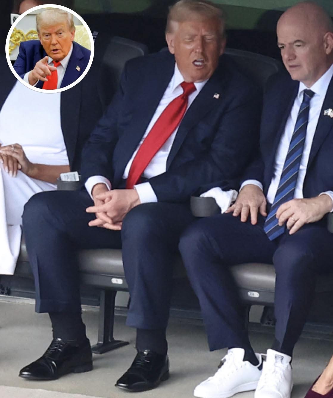 People worry after noticing this tiny detail in a Trump photo