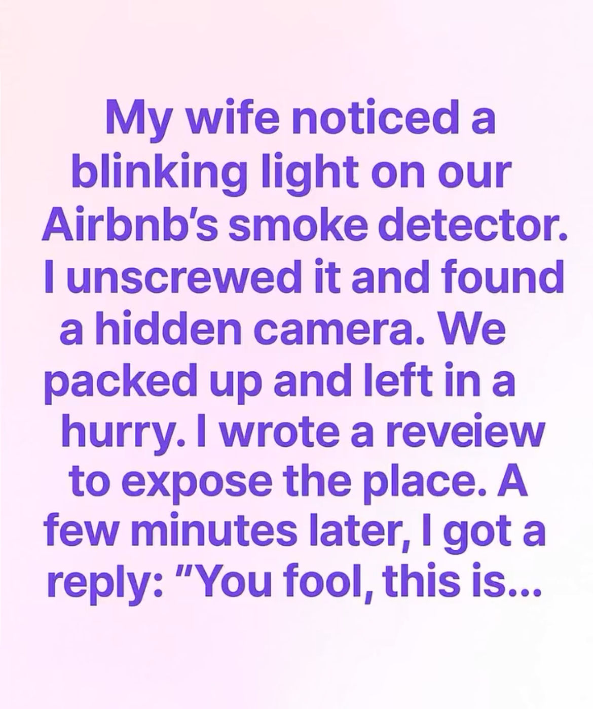 I Found a Camera in Our Airbnb — Then the