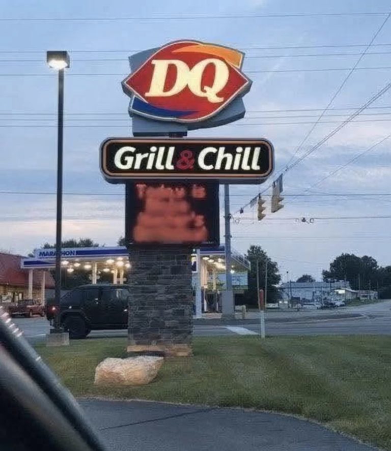 Wisconsin Dairy Queen’s Sign Sparks Soc