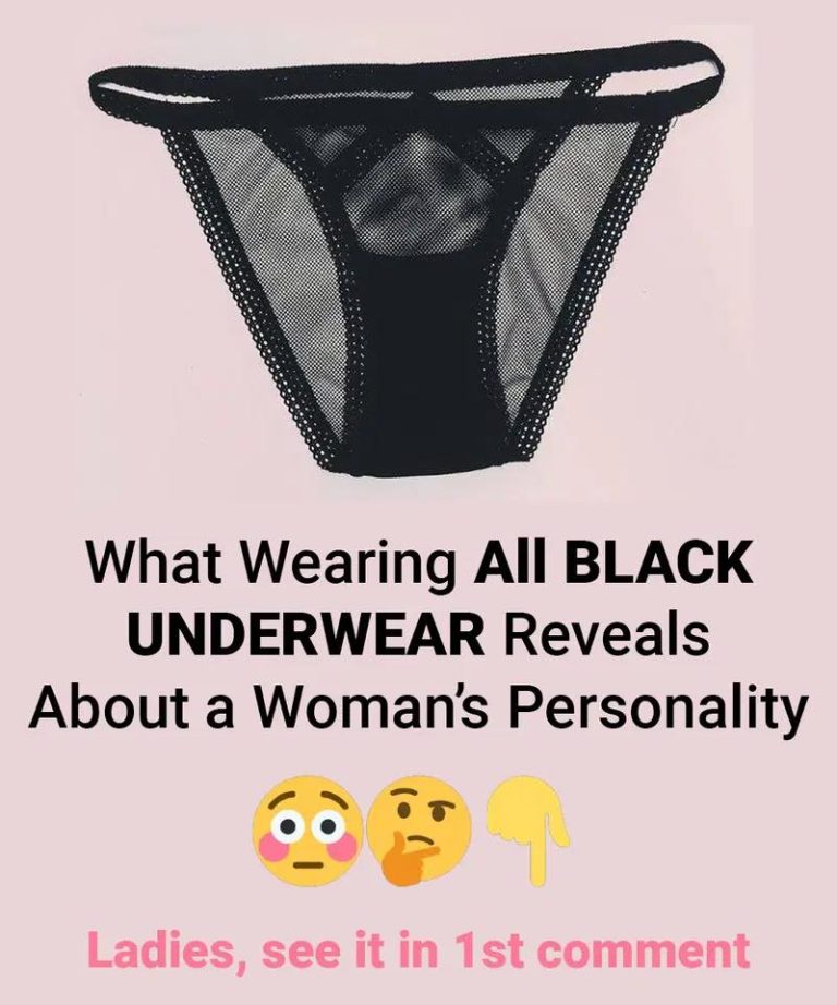 What Wearing All Black Underwear Reveals About A Woman’s Personality