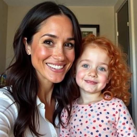Meghan Markle publicly shared a photo of her daughter,