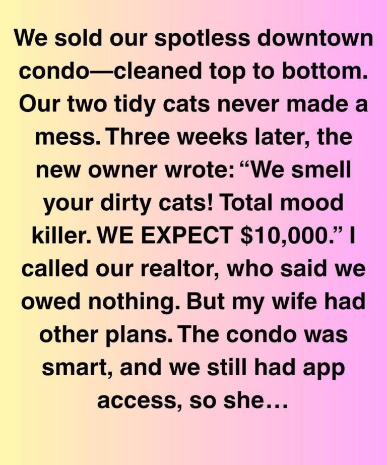 WE SOLD OUR CONDO—BUT OUR SMART HOME HAD THE LAST WORD