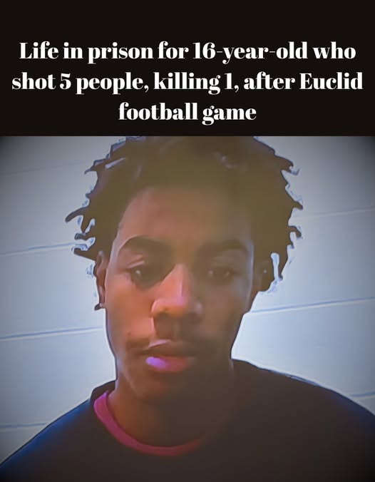 Life in prison for 16-year-old who shot 5 people