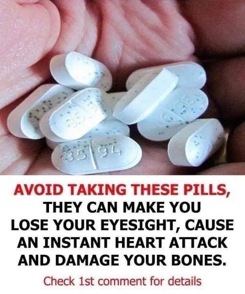 ALERT! THESE PILLS CAN CAUSE T