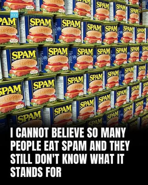 SPAM: What does it s