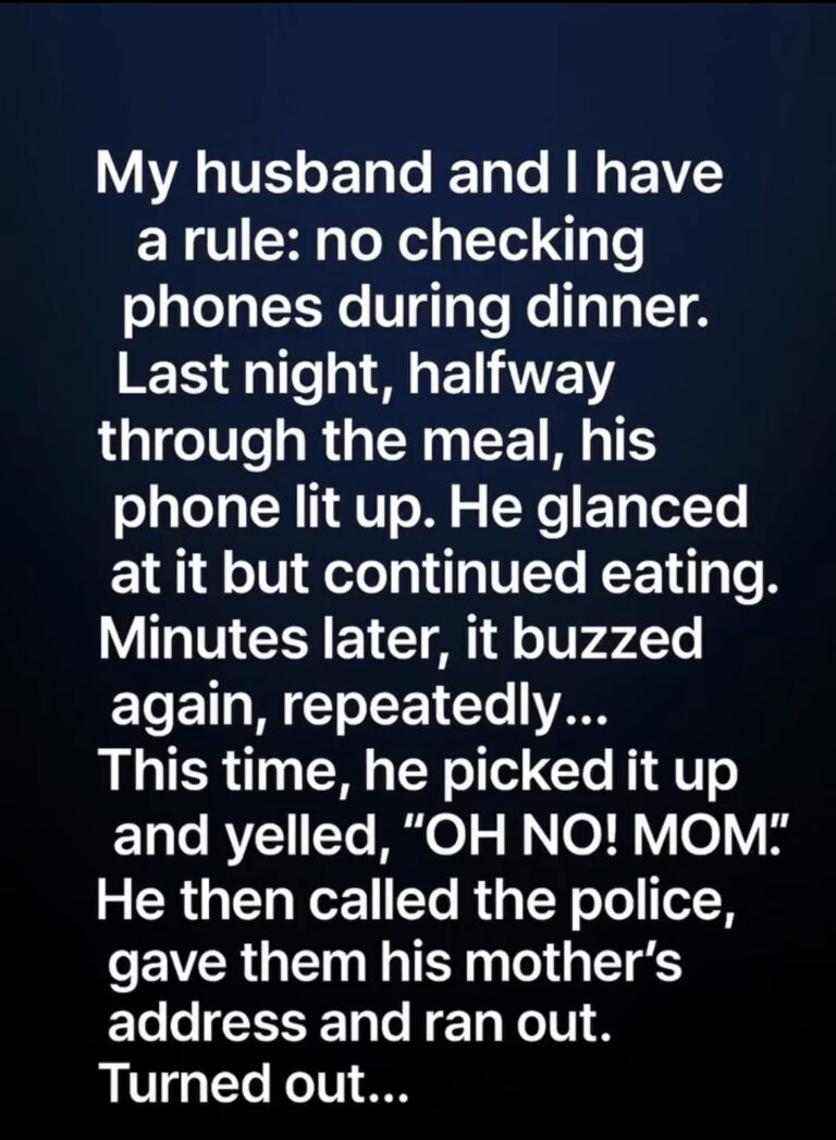 When a Buzzing Phone Brought an