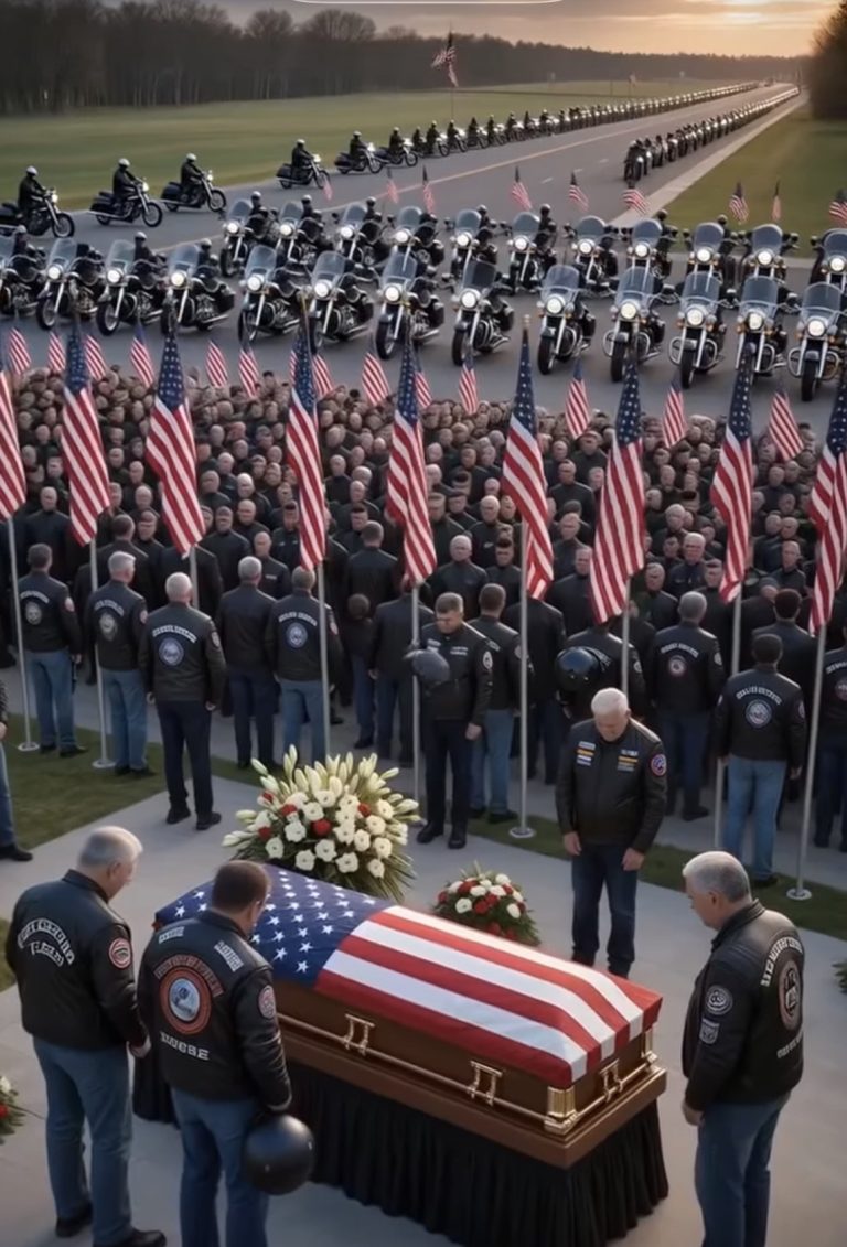 His children turned away from a homeless veteran, yet 53 bikers he had never met rode far to prove that true family isn’t always blood-related