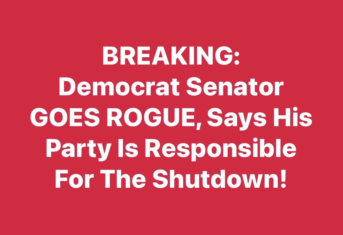 NEW: Democrat Senator Flips