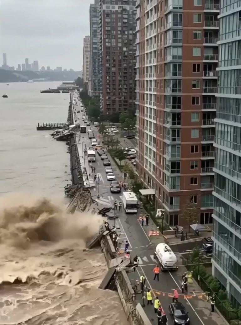 First waves hit Hawaii after h