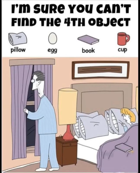 Hidden Objects Challenge: Are You Able to Spot the Book, Egg, Cup, and Pillow?