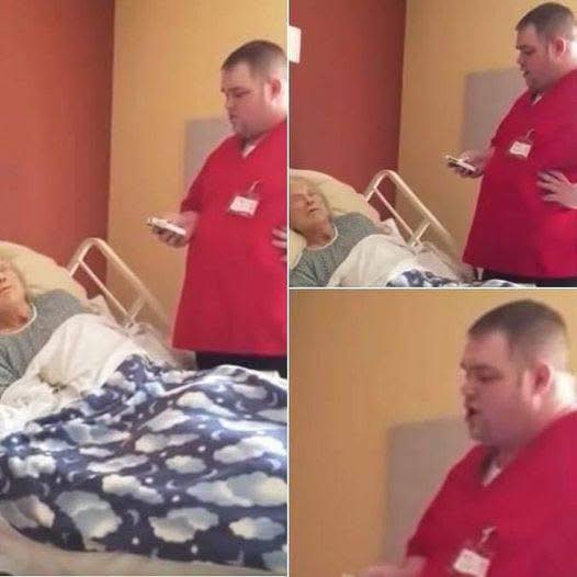 Male nurse has absolutely no clue that he’s on camera as he decided to grant his old patient’s final ever wish Just check comments to find out what happened next