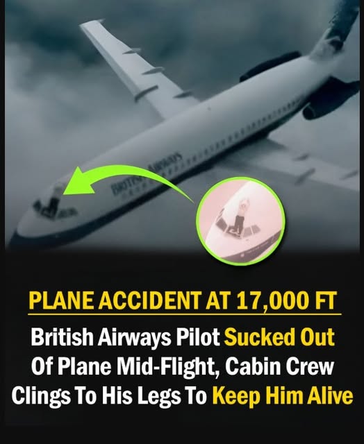 The incredible story of a British Airways pilot who survived 20 minutes clinging outside a flying plane
