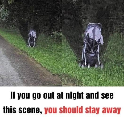 Before stepping out of your car after spotting an abandoned stroller on the roadside, here’s what you should know