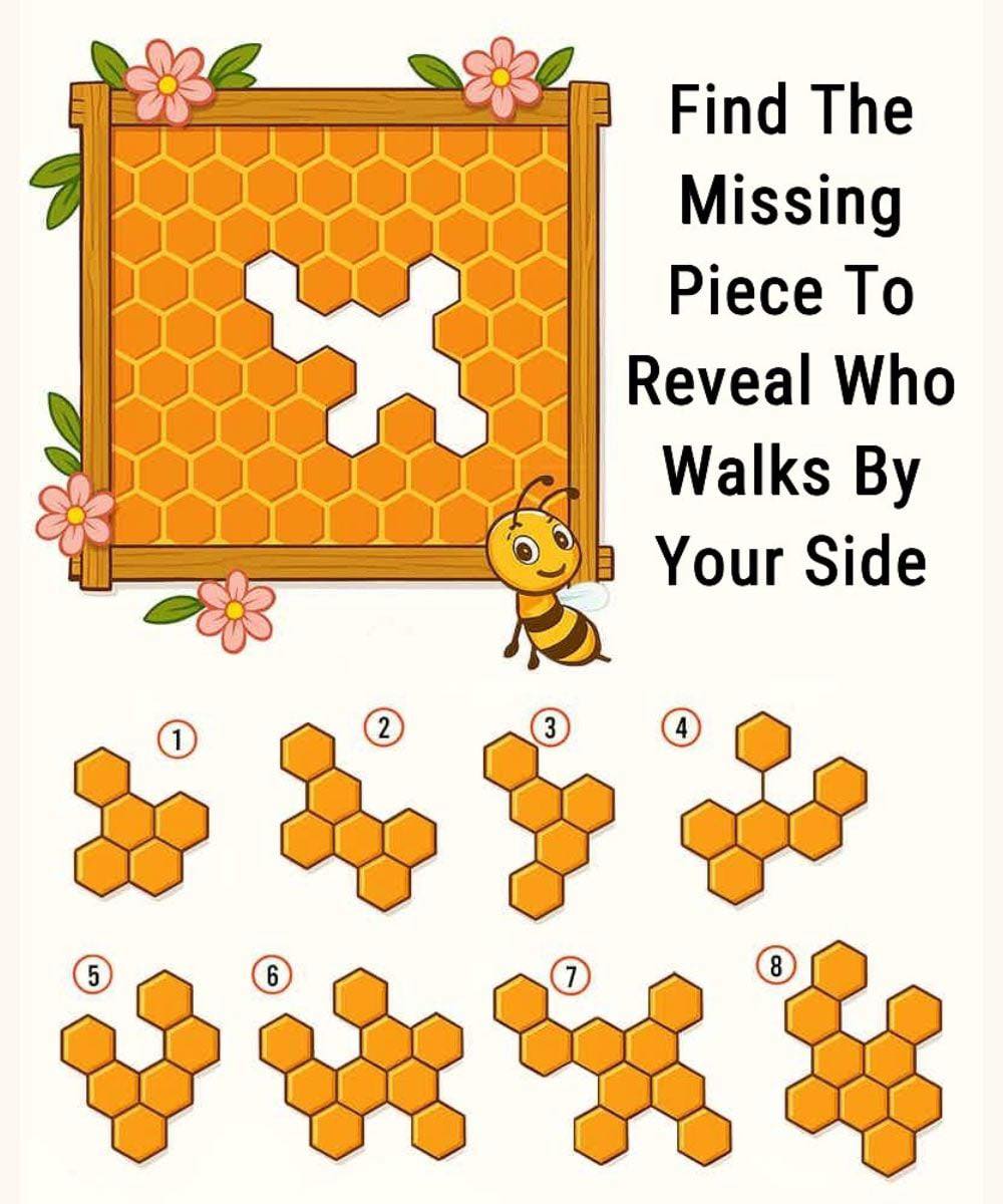 Discover the Missing Honeycomb Piece to Uncover Who Stands Beside You