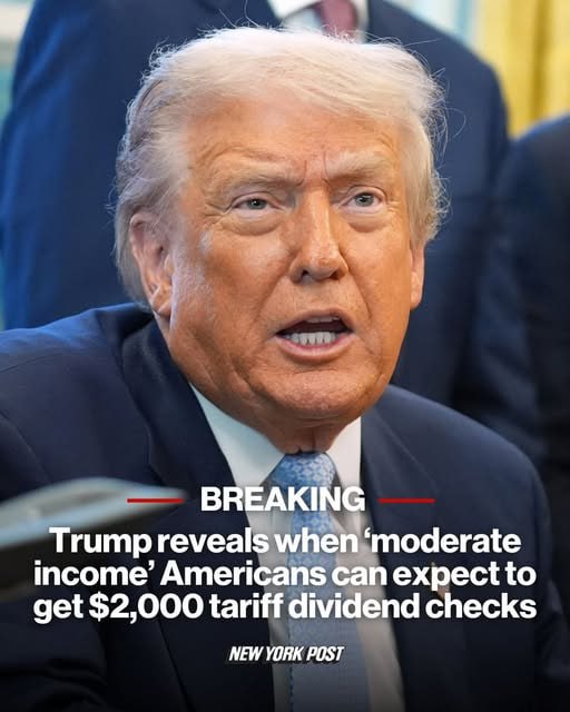 Trump reveals when ‘moderate income’