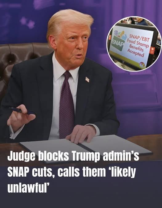 Federal judge rules Trump admin’s SNAP