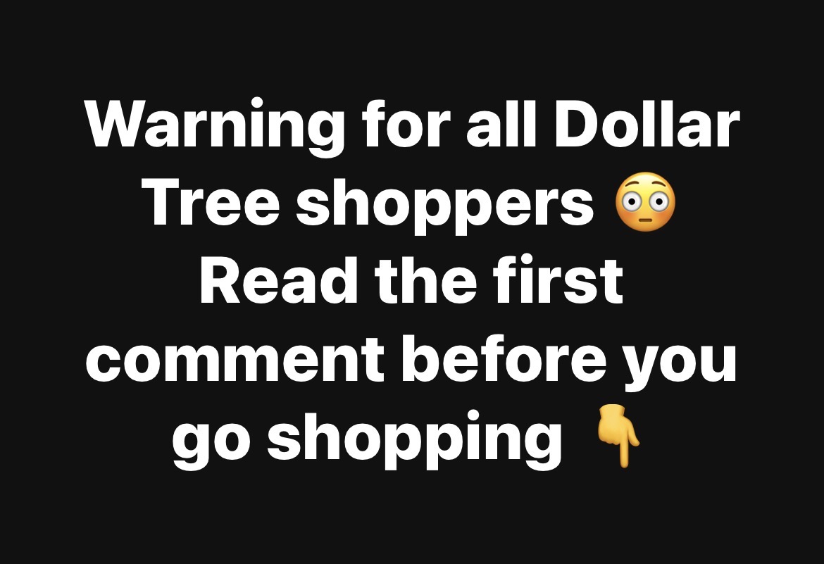 If you shop at Dollar Tree, make sure these items never reach your cart