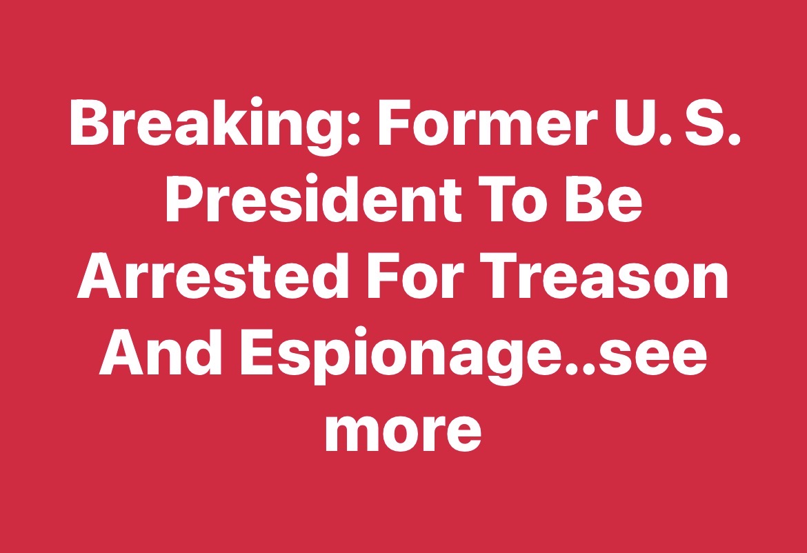 BREAKING: Former U.S. Preside