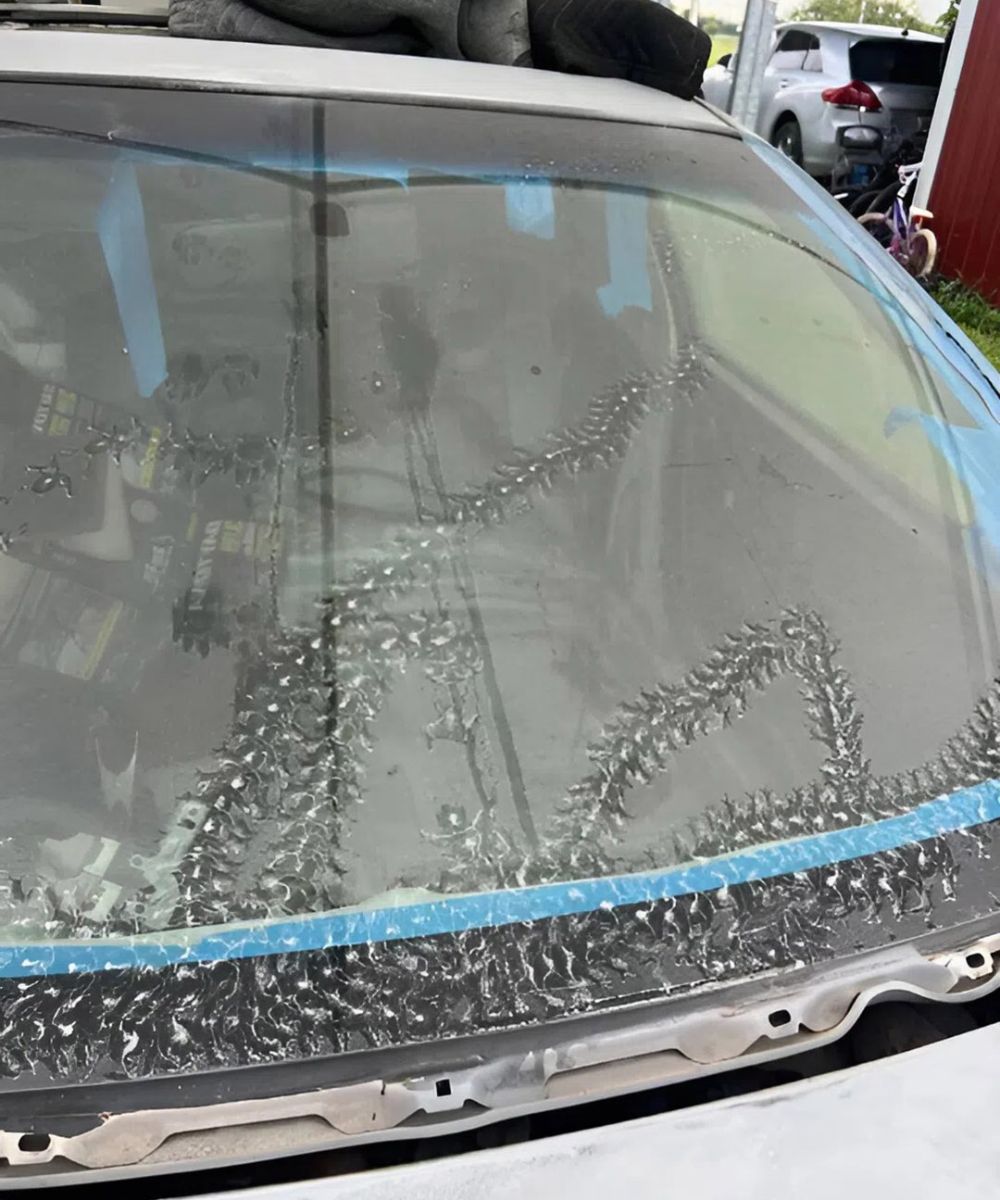 I noticed odd marks on my car, and discovering their source completely shocked me