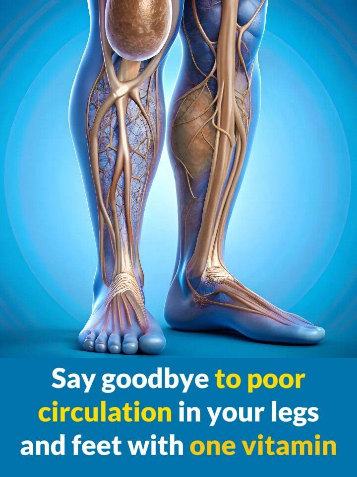 The best vitamin to eliminate poor circulation in legs and feet has surprised many health experts