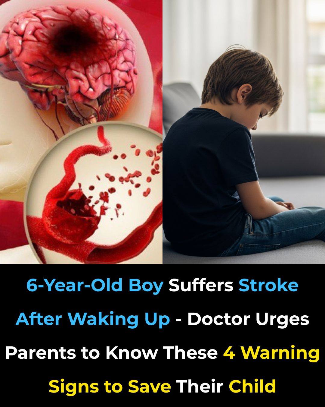 6-year-old boy has stroke after waking up โ doctor warns parents to watch for 4 key signs