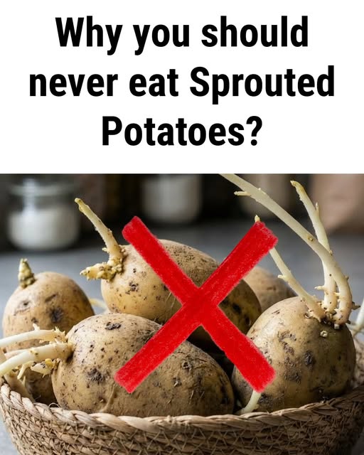 Is it safe to consume potatoes that have sprouted?