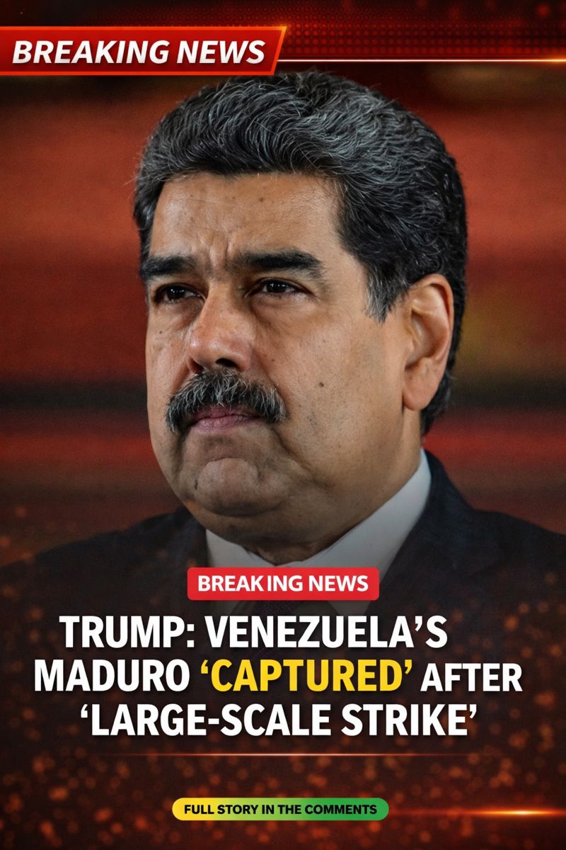 Trump: Venezuela’s Maduro ‘Ca