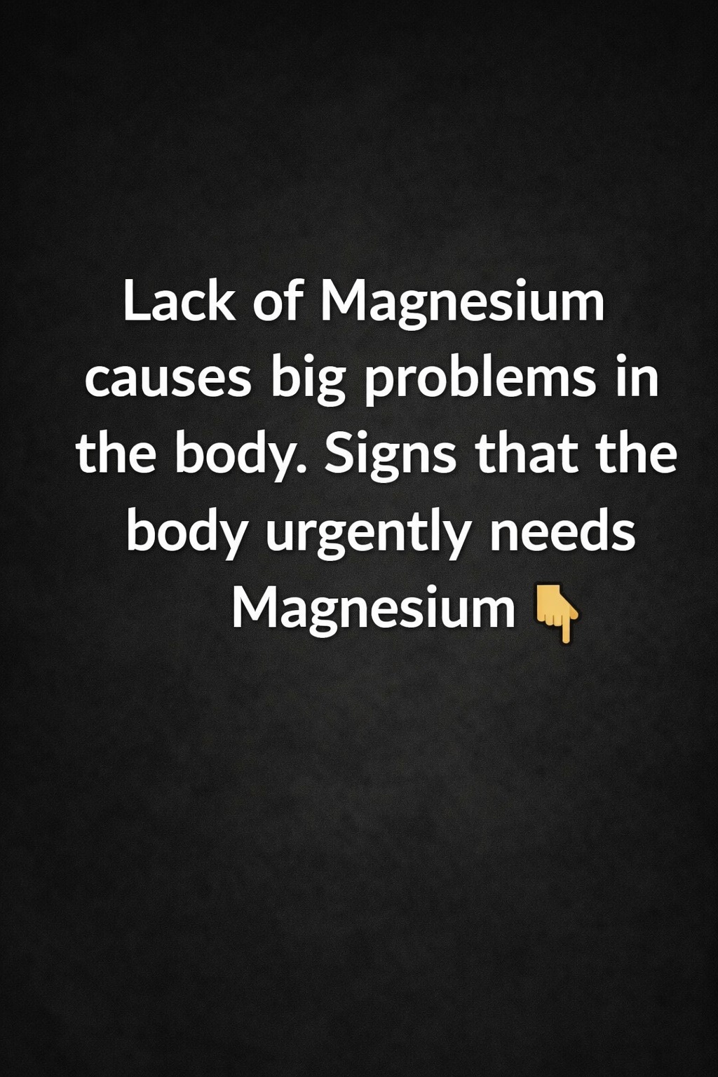 Lack of Magnesium Can Cause Serious Problems — Don’t Ignore These Signs