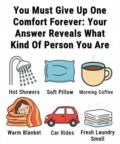 You Must Give Up One Comfort Forever: What